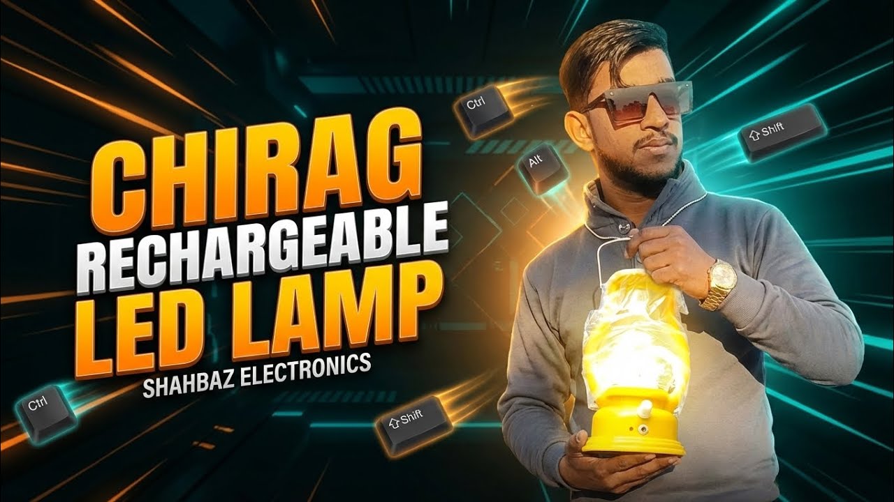 Chirag Rechargeable LED Lamp | Best Emergency Light for Home