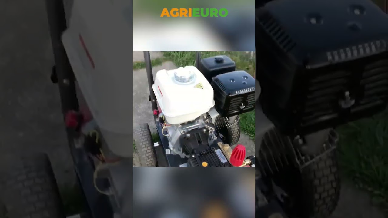 Easy dirt removal with the AgriEuro ZWDK 15/290 Petrol Pressure Washer #shorts 💧