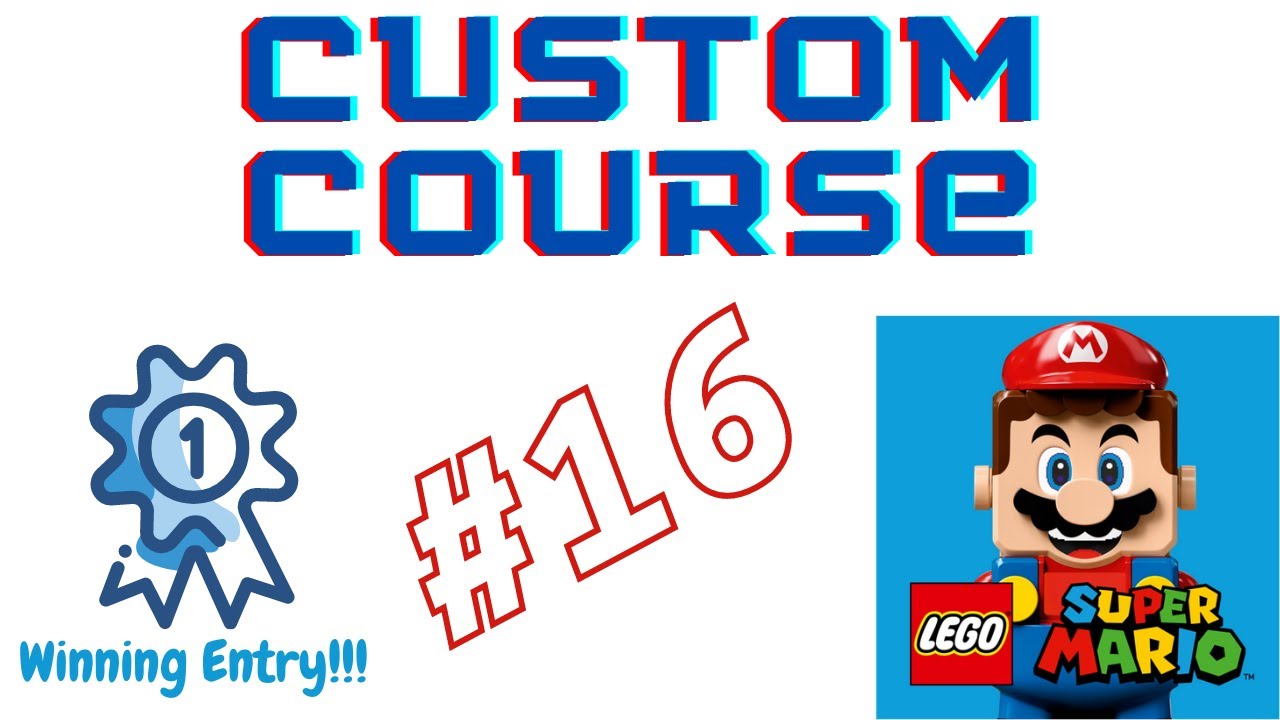 LEGO Super Mario Custom Course #16 with Contest Winner's Design!