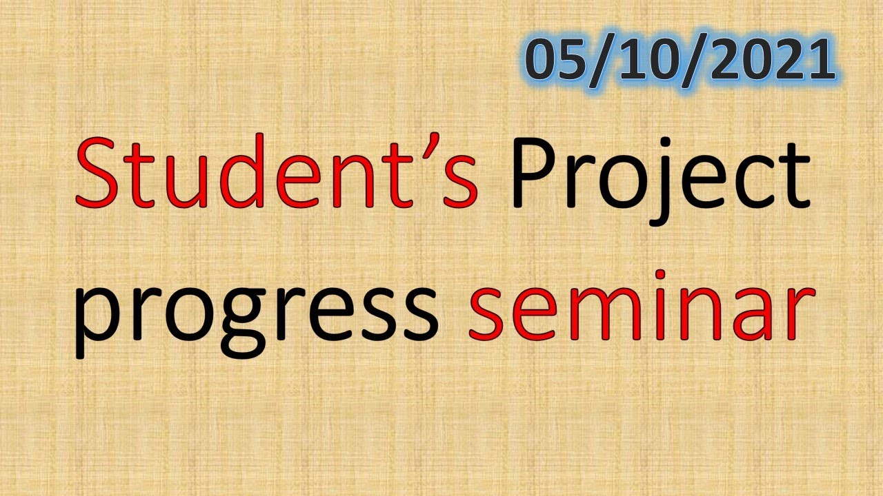 Civil Engineering students project progress presentation #2