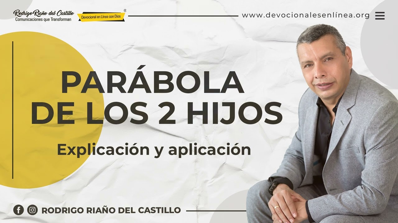 PARÁBOLA DE LOS 2 HIJOS 📺 Martes/Abril/2022 En Línea Con Dios