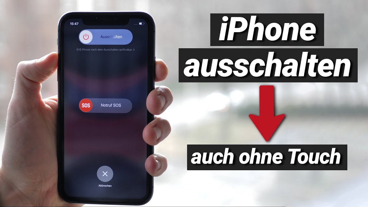 iPhone 11, 12, 13 ausschalten & neu starten - auch ohne Touch & Display