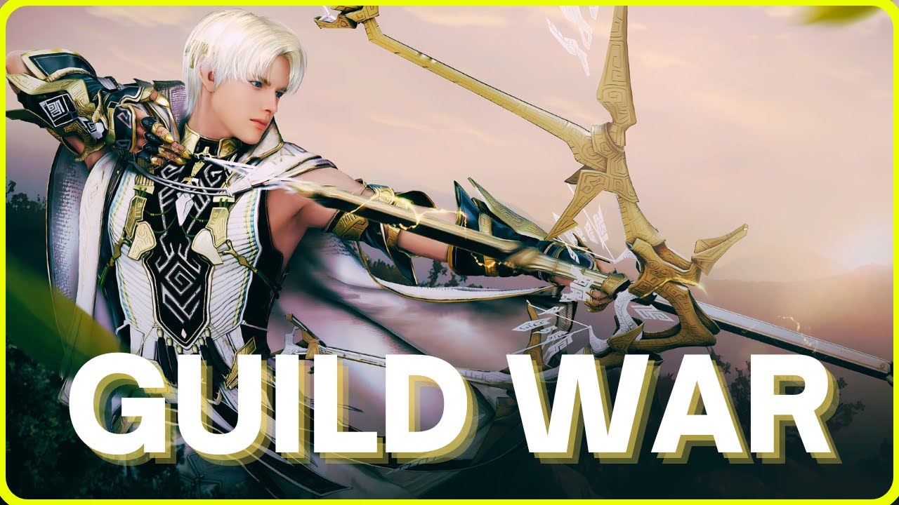 BLACK DESERT MOBILE GUILD WAR Anino vs 一厶一