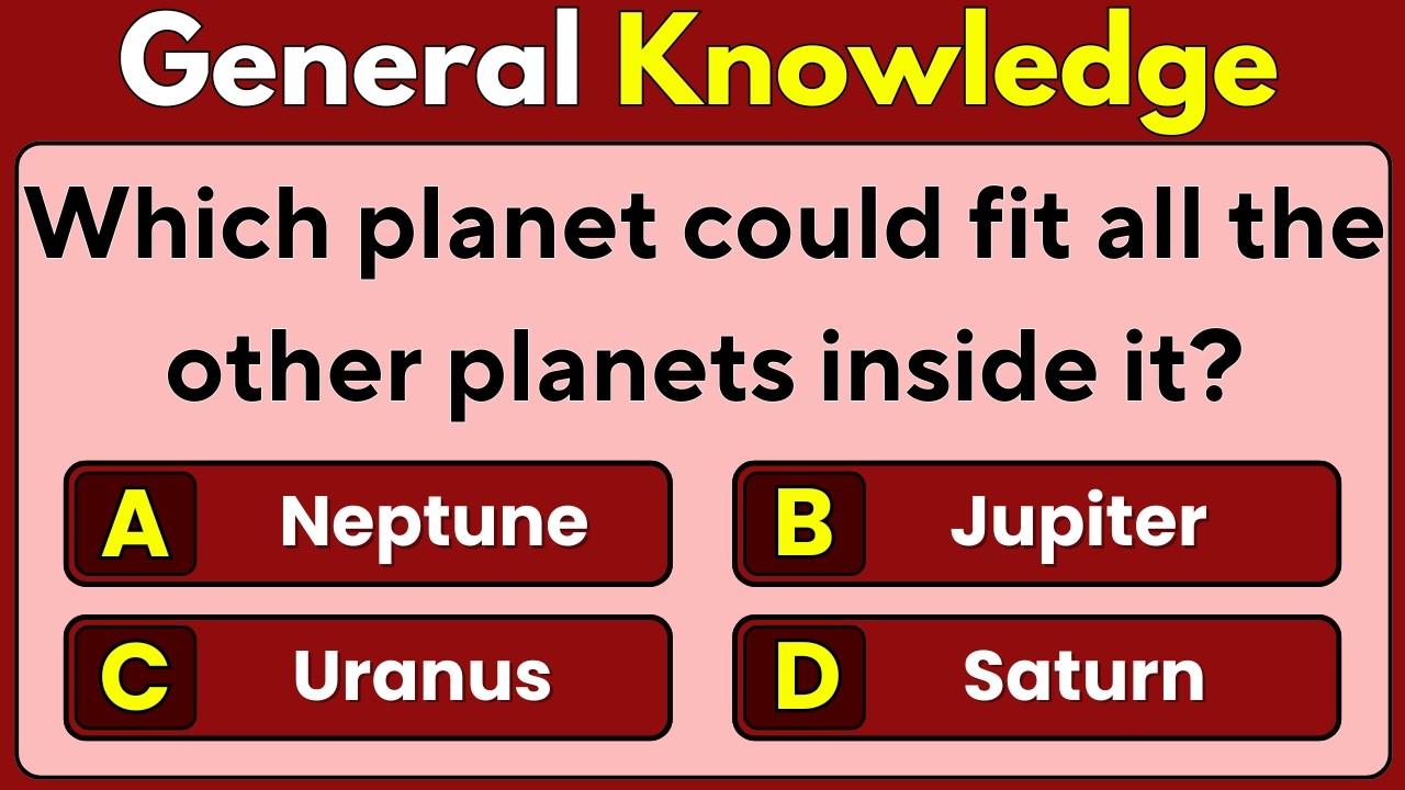 Are You Good In Your General Knowledge? | General Knowledge Quiz |Trivia Quiz |Trivia | GK | GK Quiz