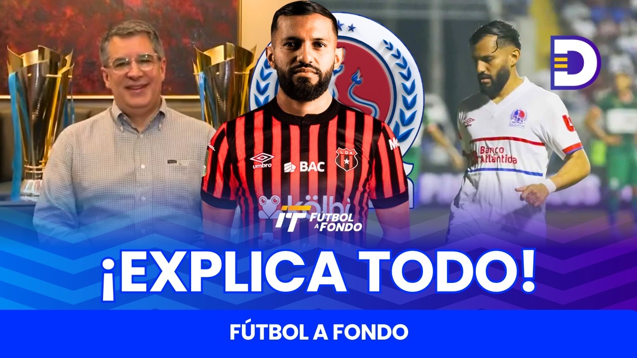 Presidente de Olimpia habla por primera vez del interés de Alajuelense en llevarse a Jorge Álvarez