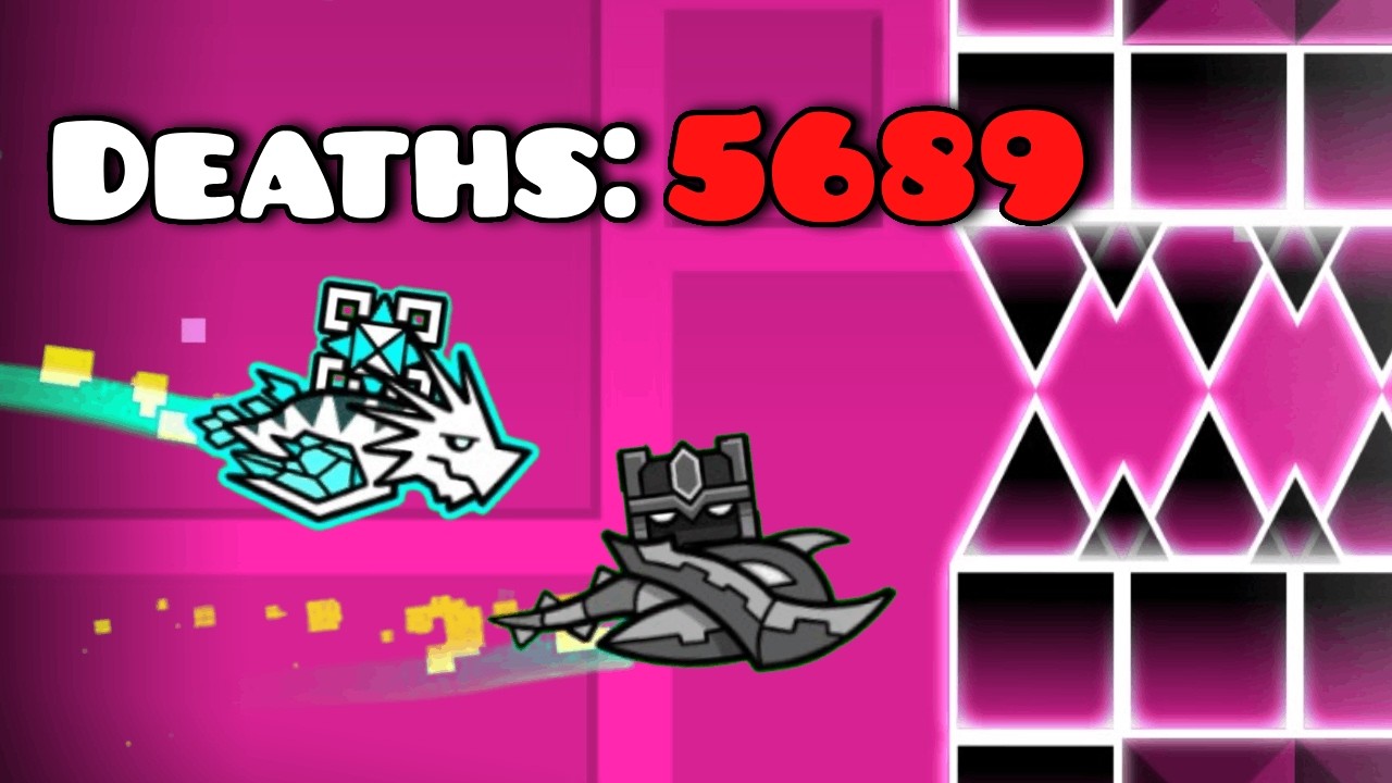 I Trolled My Friends with an IMPOSSIBLE Geometry Dash Level..