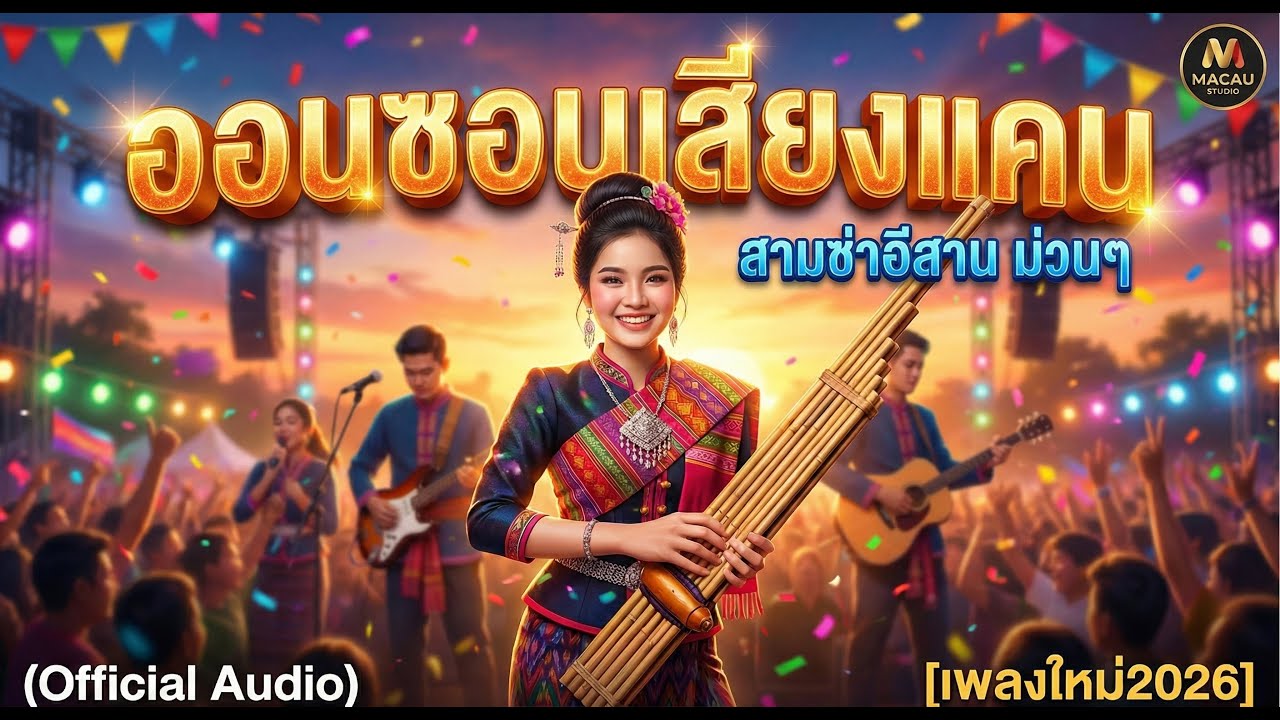 เพลง ออนซอนเสียงแคน - สามช่าอีสาน ม่วนๆ (Official Audio) | มาเก๊า Studio