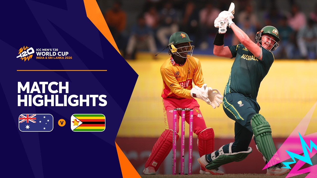 Australia v Zimbabwe | Match Highlights | T20WC 2026