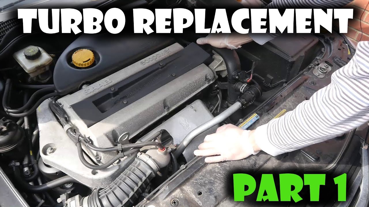 How to replace a GM Saab Garrett Turbo Tutorial Part 1