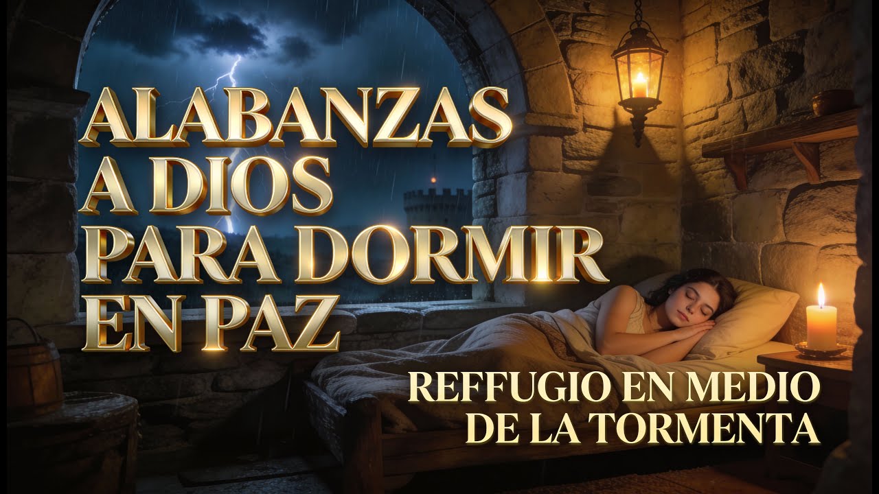 🌙 Alabanzas a Dios para Dormir en Paz 🙏 | Refugio y Descanso en Medio de la Tormenta