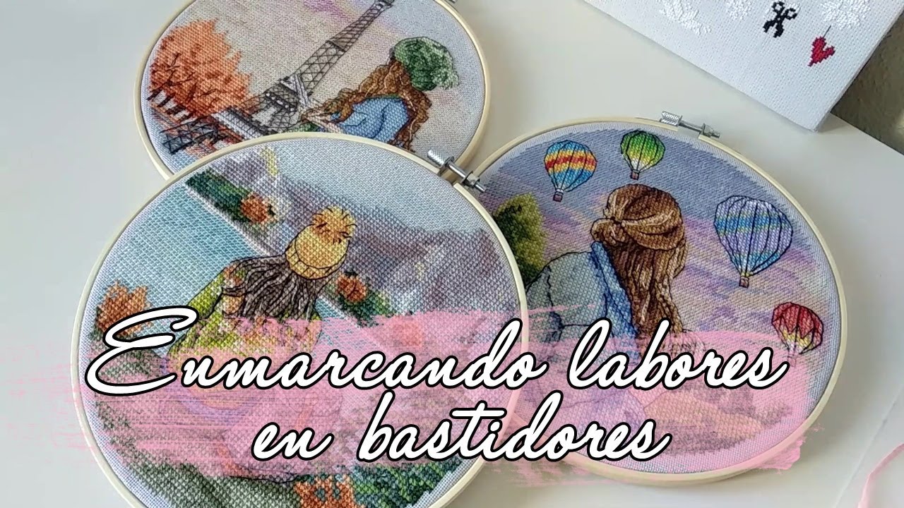 Ennmarcando en bastidores redondos