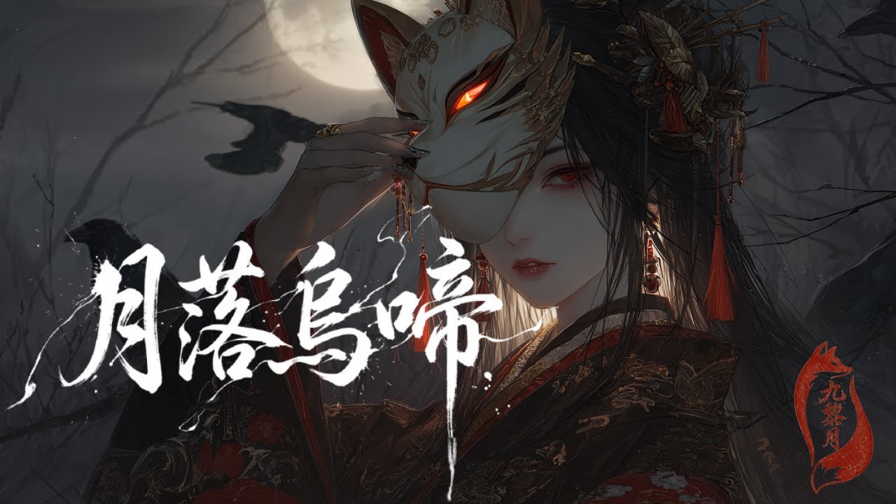 【中國風 - 月落烏啼】🎧 九黎月｜潮流古風原創｜月落烏啼 霜滿天，寂寞渲染 這瞬間【Official Lyric Video】
