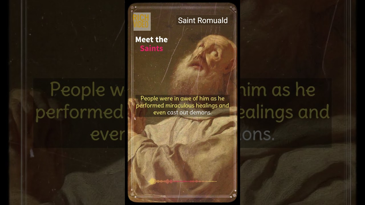 Inspirational life of St. Saint Romuald | Seek solitude | Saint of the day #saint #prayer