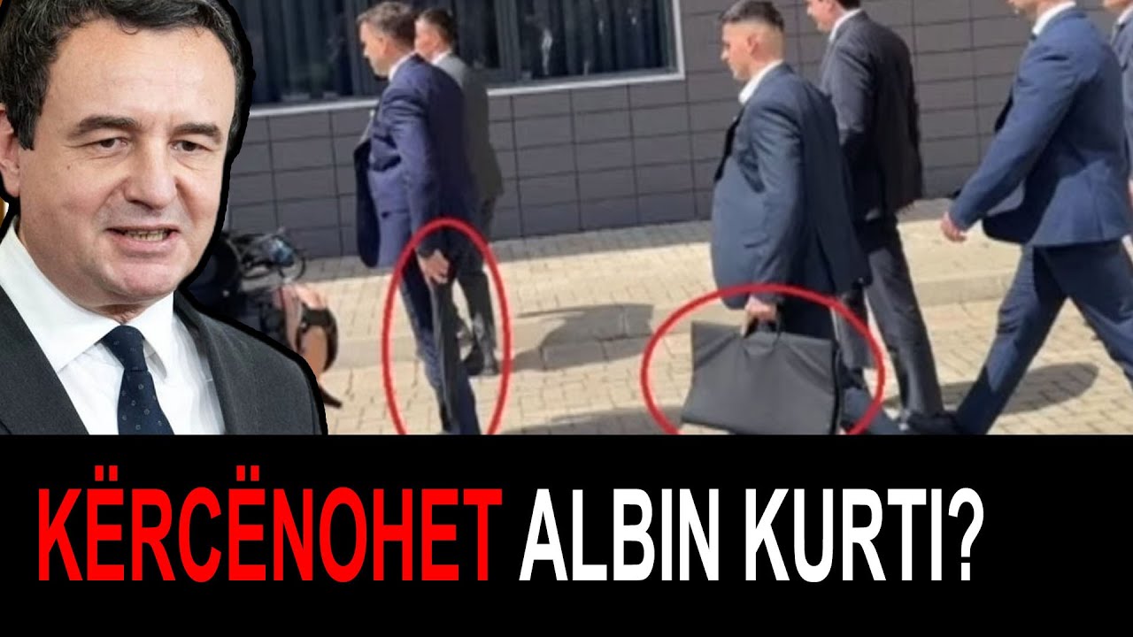 KËRCËNOHET Albin Kurti? Rrethohet nga SHUMË truproja te pajisura me ANTI-PLUMB!