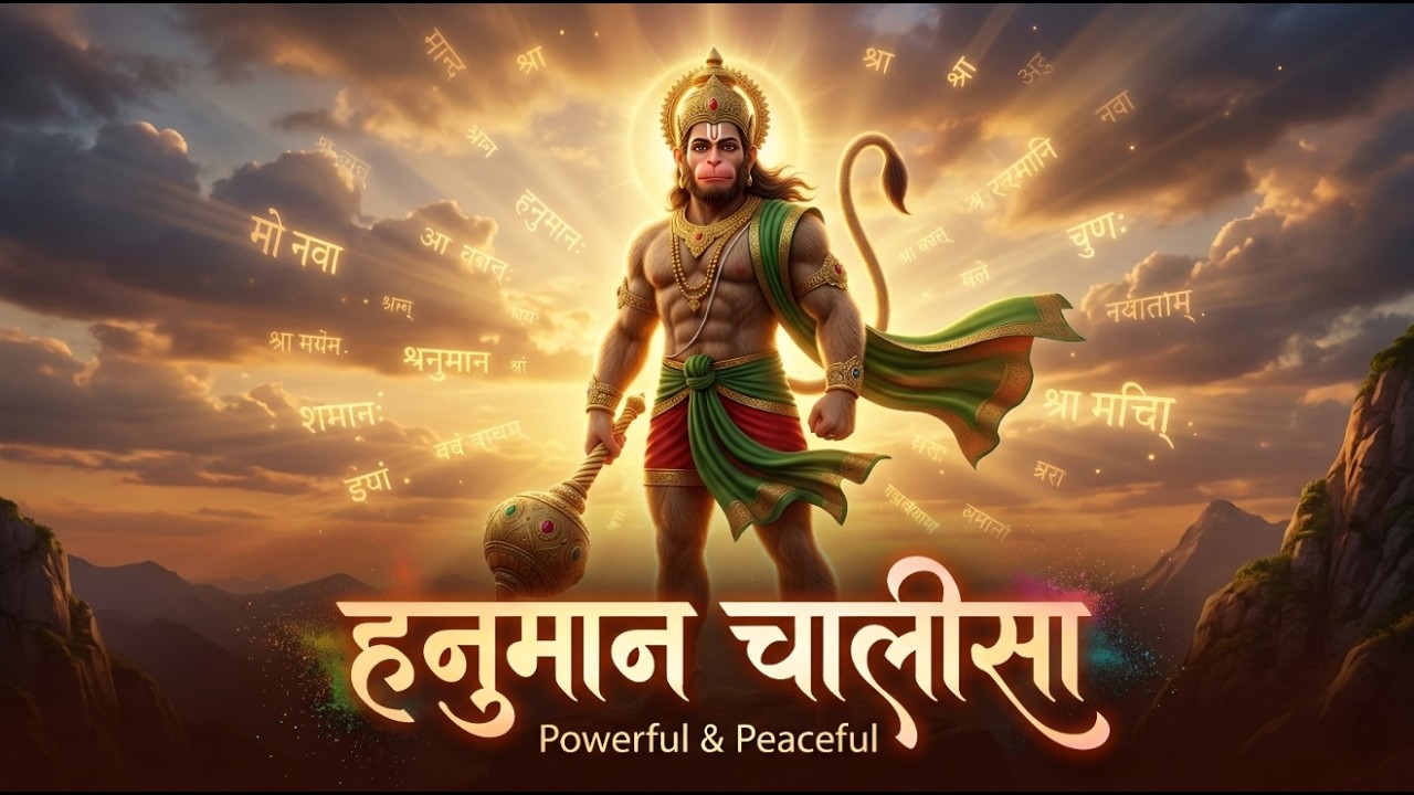 हनुमान चालीसा | सुनते ही मिलेगा सुख और शक्ति | Hanuman Chalisa #hanumanchalisa #bhajan #bhakti #song