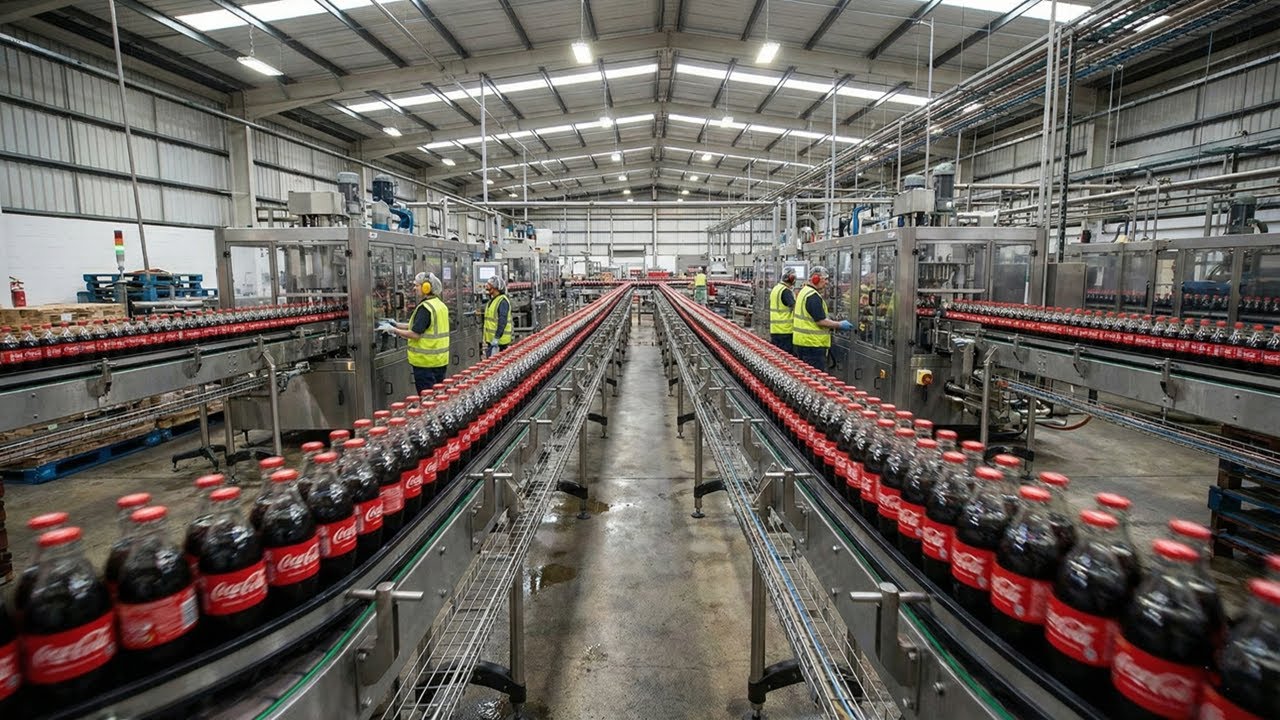 How Coca Cola Is Made | Inside the Coca Cola Factory (Full Process)