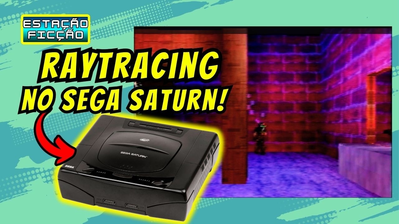 Teste de Ray Tracing no Sega Saturn Real via Saroo
