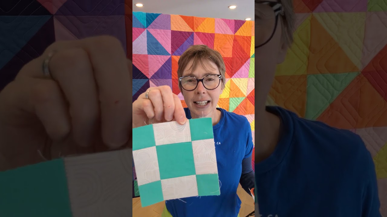 Dear Jane quilt..... First x2 blocks!