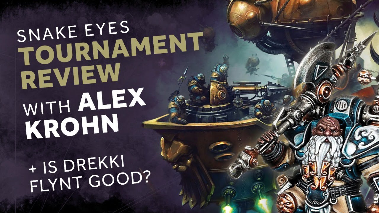 Aethercast - Is Drekki Flynt Good? + Alex Krohn's Barak Zilfin Kharadron Overlords At Snake Eyes GT