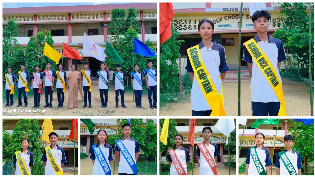 Oath Taking Ceremony of School Captain and House Captains || Holy Cross School , Twithampui ||