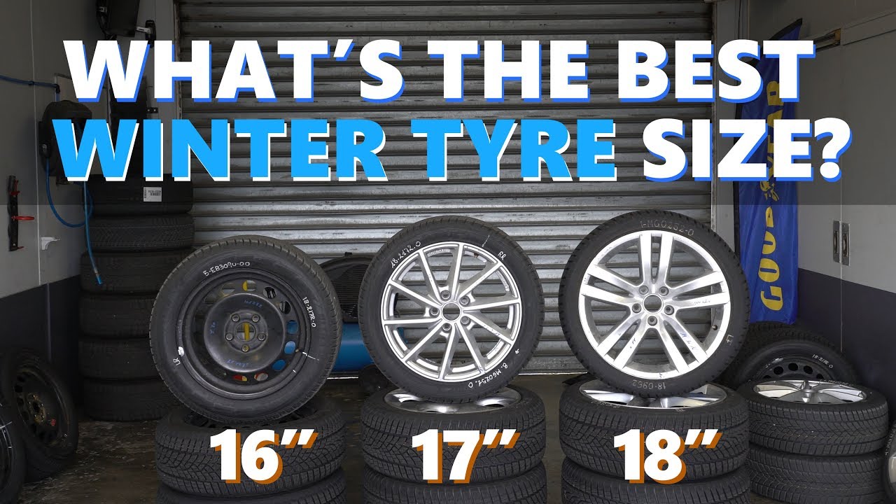 The differences between 16, 17 and 18 inch WINTER tyres tested and explained!