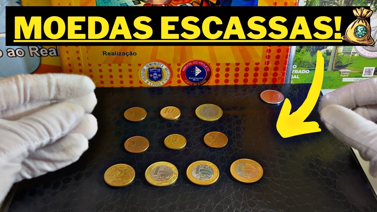 Moedas com datas escassas do Plano Real - Você tem alguma?