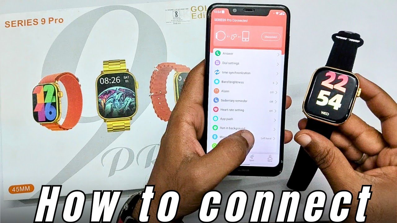 How to connect Series 9 Pro watch to phone | apple watch series 9 copy