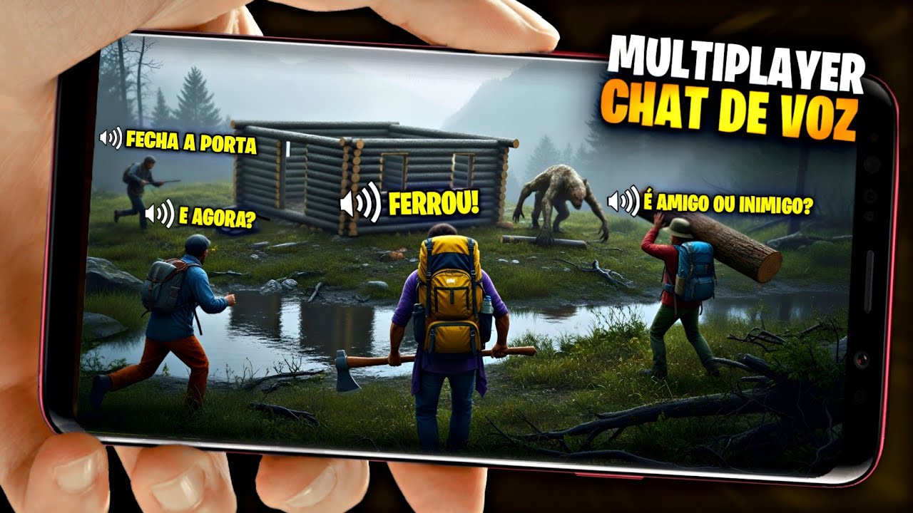 OS 10 MELHORES JOGOS MULTIPLAYER ONLINE com CHAT DE VOZ para Android