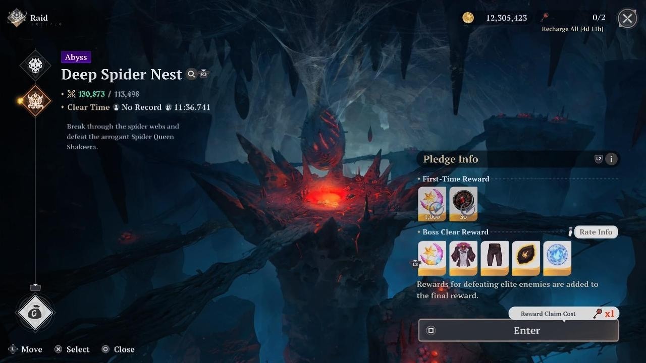 The Seven Deadly Sins: Origin Spider raid solo