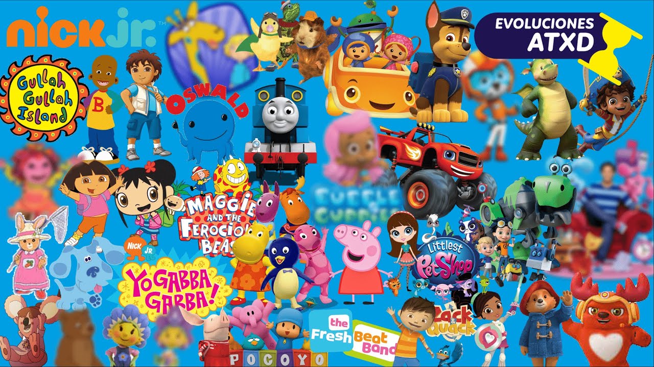 Evolución de Nick Jr. (1988 - 2021) | ATXD ⏳