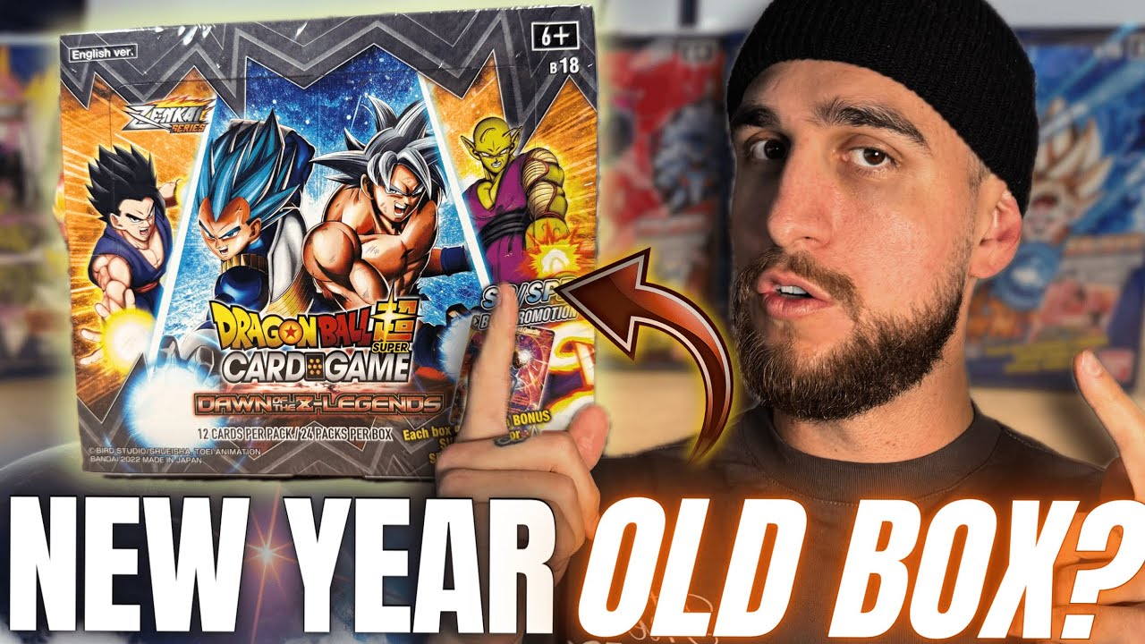 Открытие винтажных коробок Dragon Ball Super в 2026 году