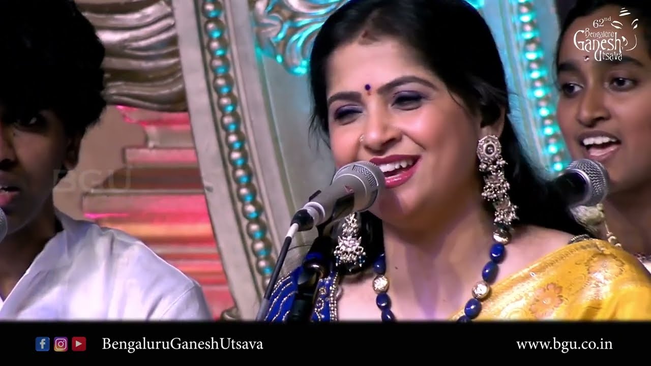 BHAKTI SANGEETHA | Full Concert | Kaushiki Chakraborty | @ 62nd Bengaluru Ganesh Utsava