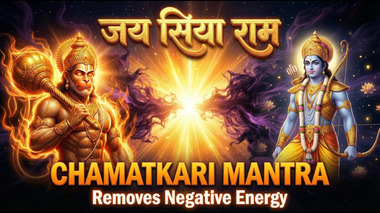 Hanuman Ji Ka Chamatkari Mantra | Jai Siya Ram Powerful Chant | Removes Negative Energy