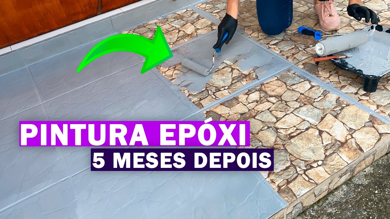 COMO EST&Aacute; A PINTURA PISO EP&Oacute;XI 5 MESES DEPOIS?