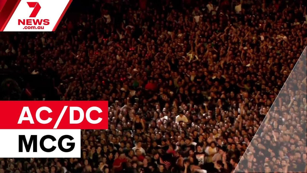 AC/DC thunderstruck at the MCG | 7NEWS