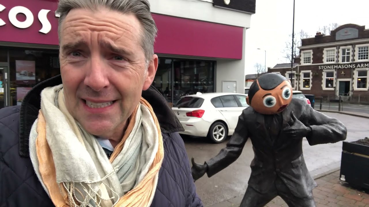 Timperley (my home town). Frank Sidebottom, Chris Sievey and Rhubarb.