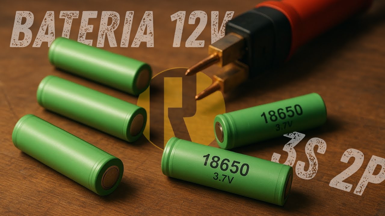 DIY Como hacer una bateri&iacute;a de  LITIO  de 12V 3S 2P