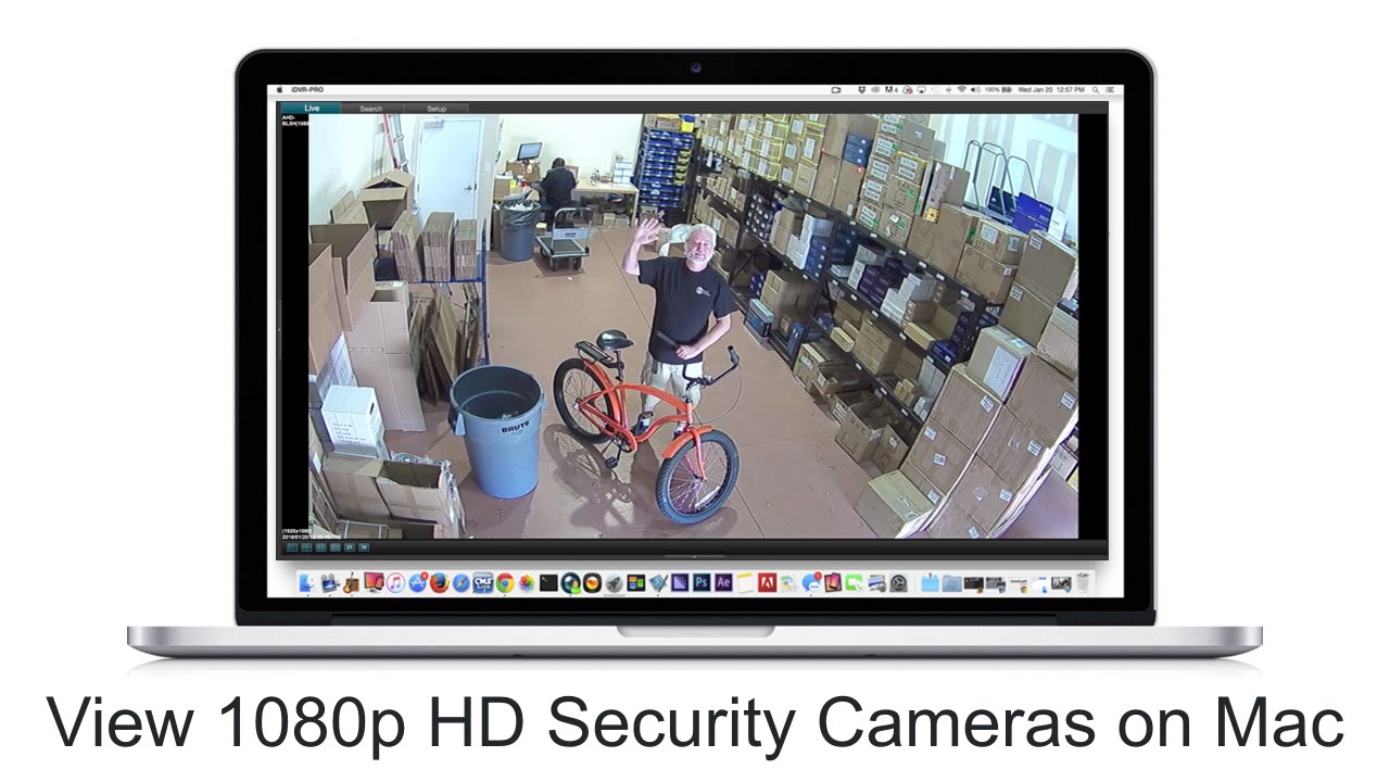 Mac CCTV DVR Software 1080p HD Security Camera View