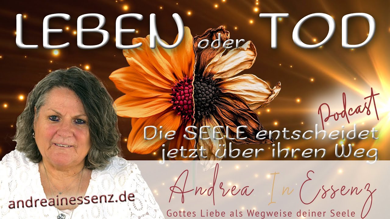 LEBEN oder TOD - deine SEELE entscheidet sich f&uuml;r deinen Weg. #andreainessenz #gott #jesus
