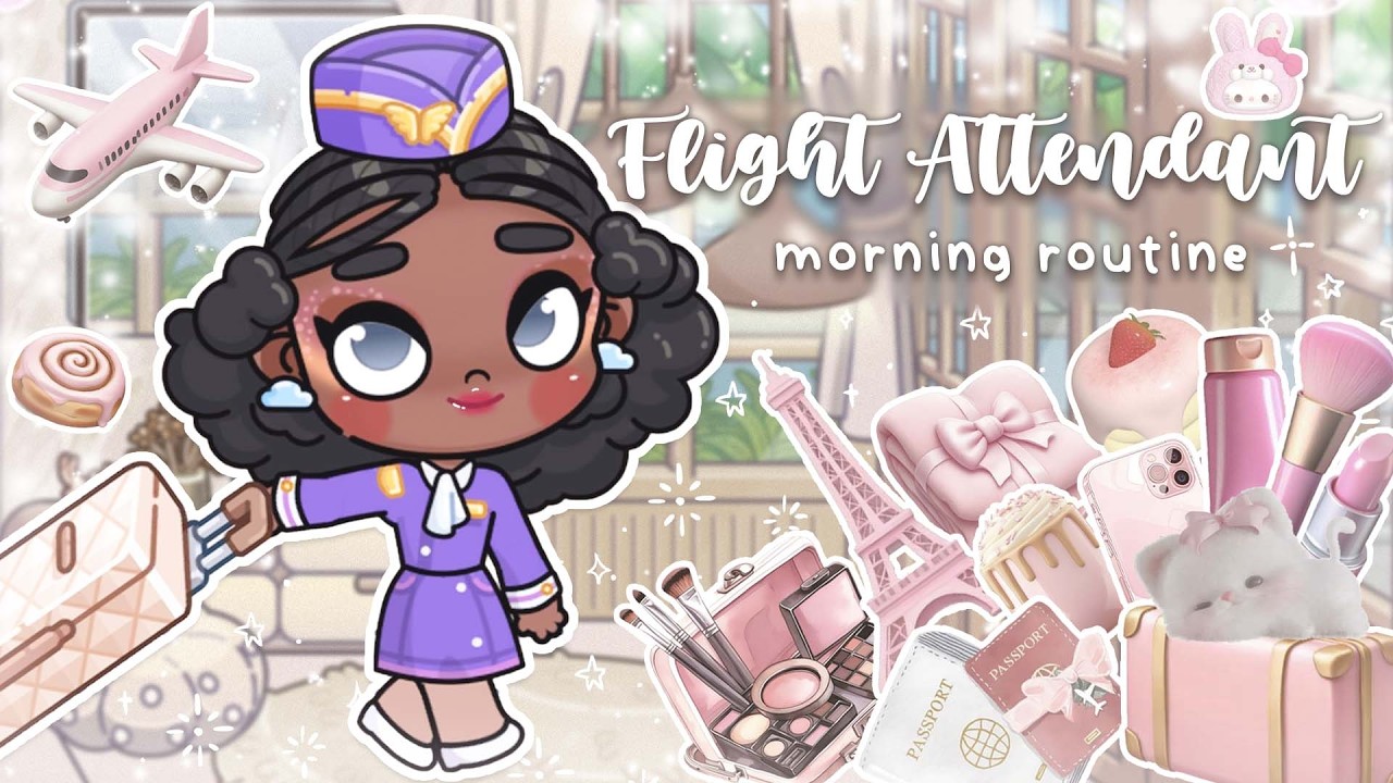 My Morning routine as a Flight Attendant✈️☕🕒👩‍✈️| Avatar World