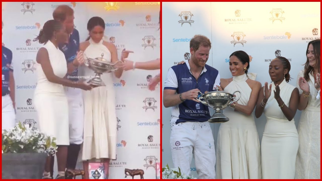 Meghan Markle awkwardly suggests woman not pose next to husband Prince Harry at polo event