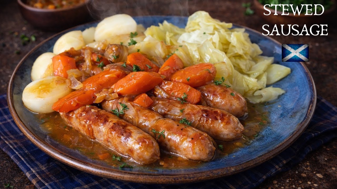Scottish Stewed Sausage | Traditional Easy Recipe
