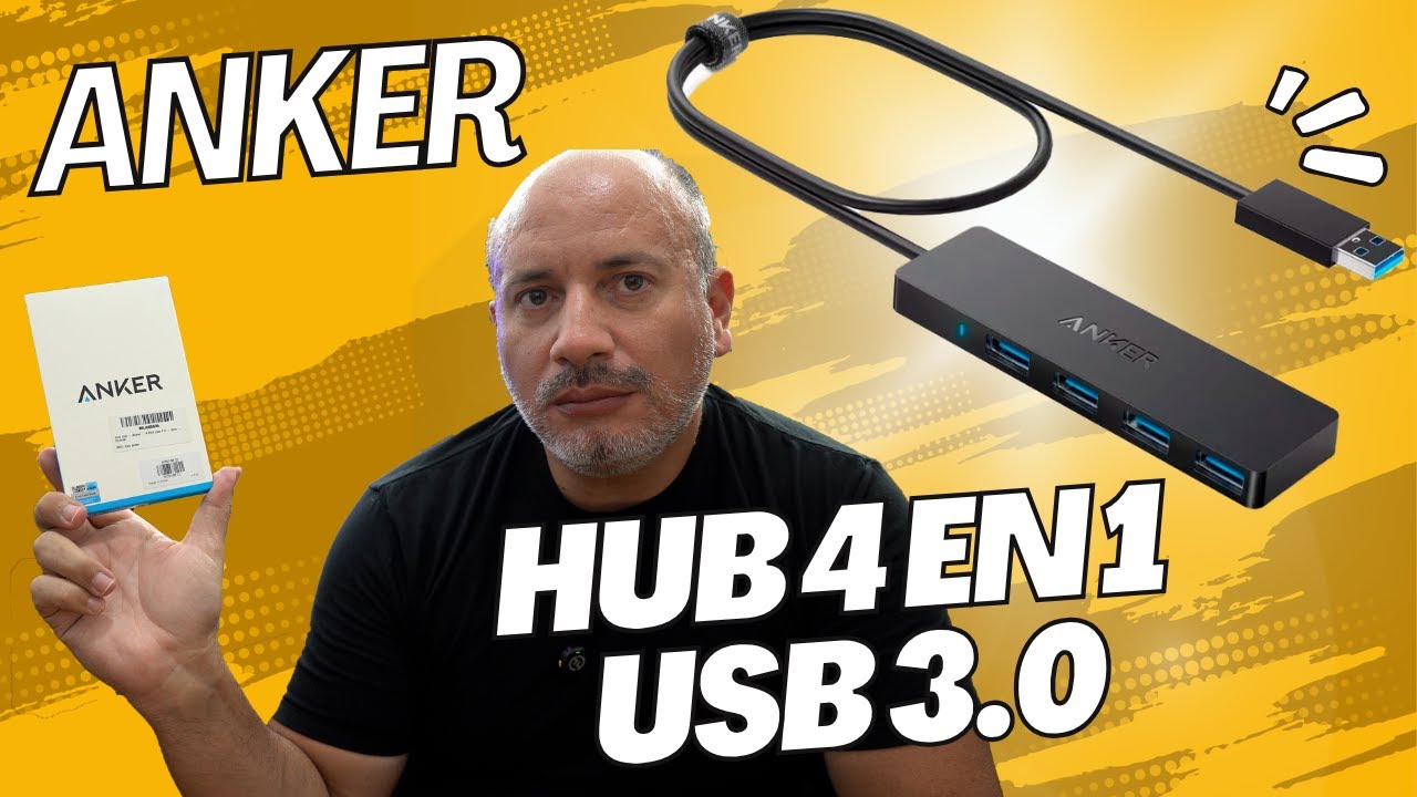 Se te acabaron los puertos USB - Anker Hub 4 en 1 USB 3.0 es lo que necesitas, Unboxing en espa&ntilde;ol