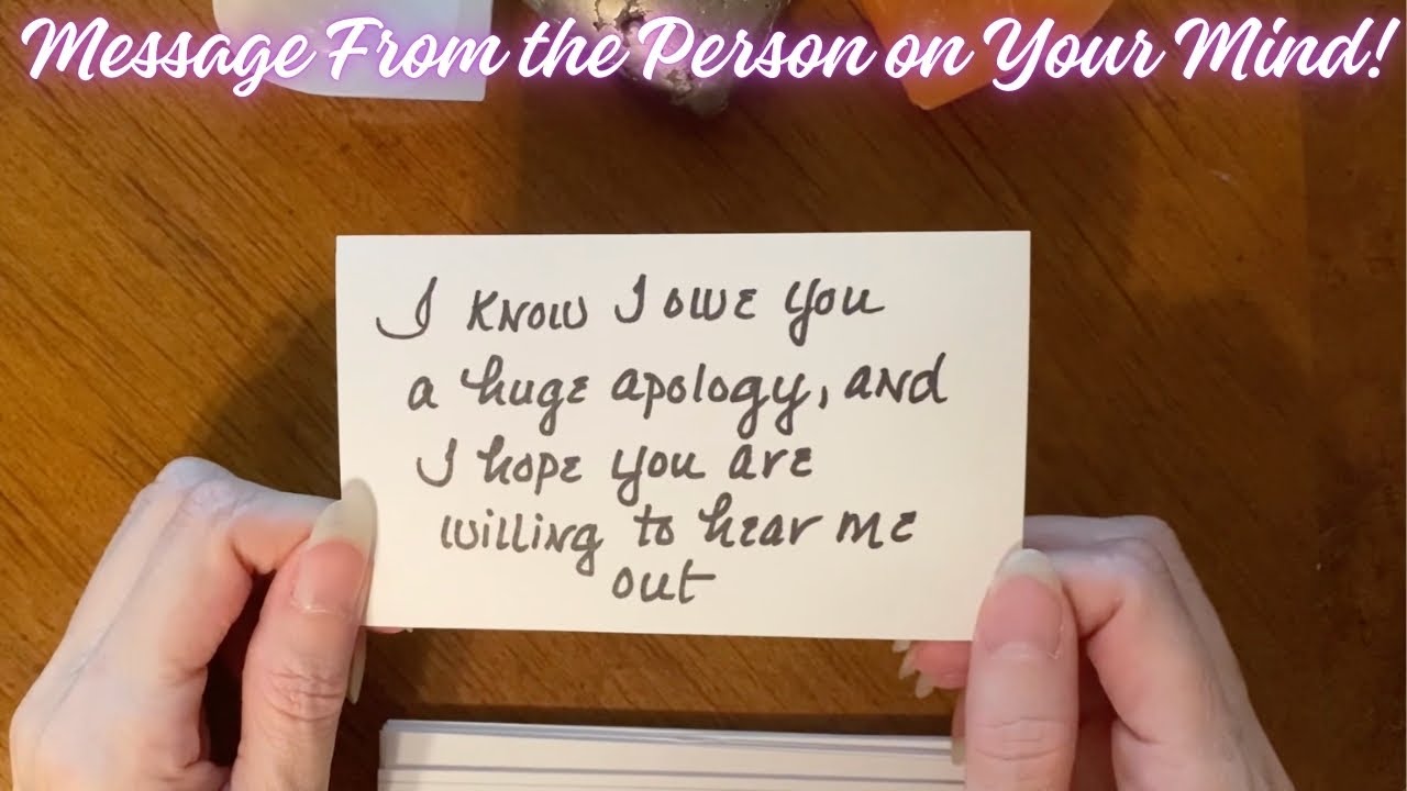 Your Person Feels Embarrassed & Regretful About How Much They Ignored Your Feelings When You....