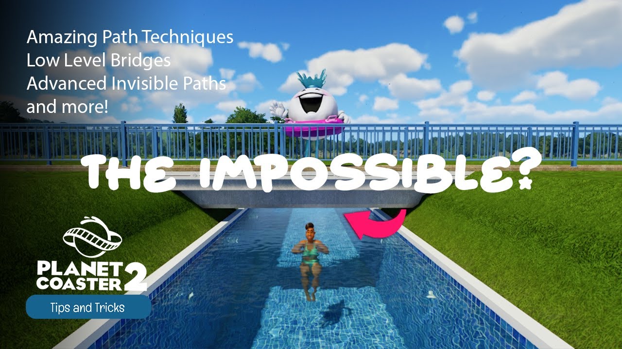 Advanced Overlapping Paths & Pools - Planet Coaster 2