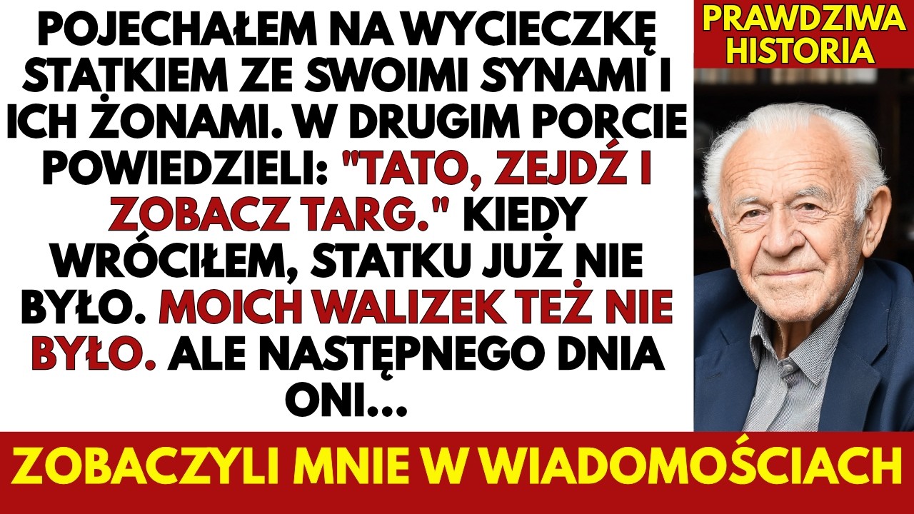 Syn Mnie Porzucił Na Statku, Ale Następnego Dnia Zobaczyli Mnie W Wiadomościach
