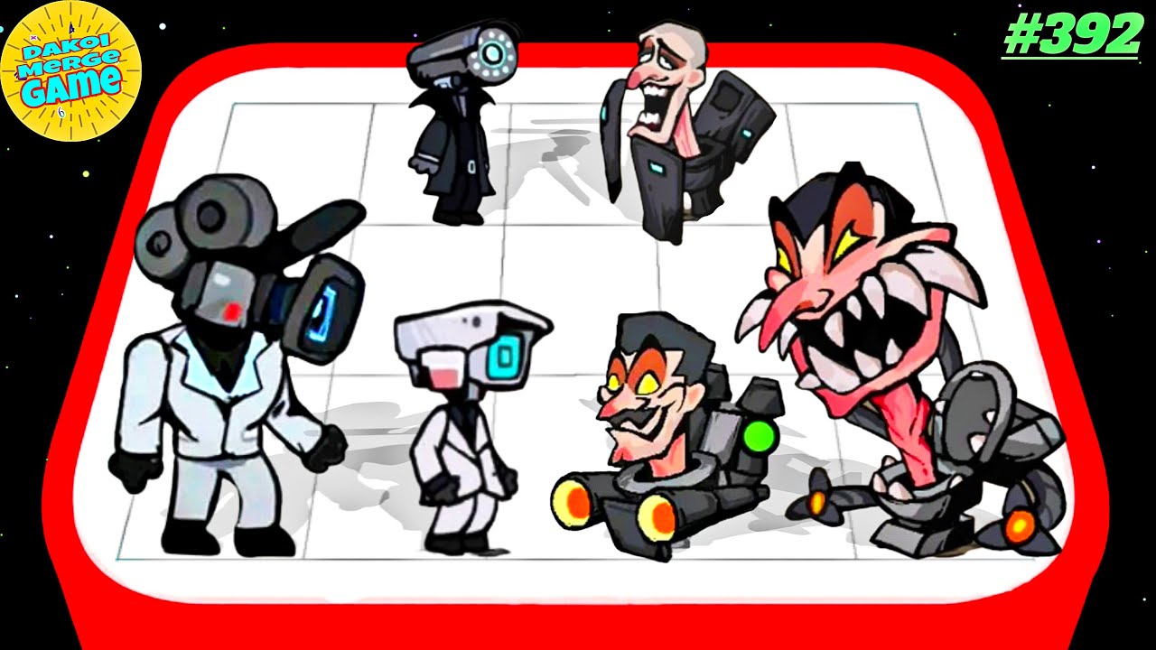 Monster War: Skibidi Toilet vs Merge Master Speakerman Multiverse Defence Strategy Gameplay
