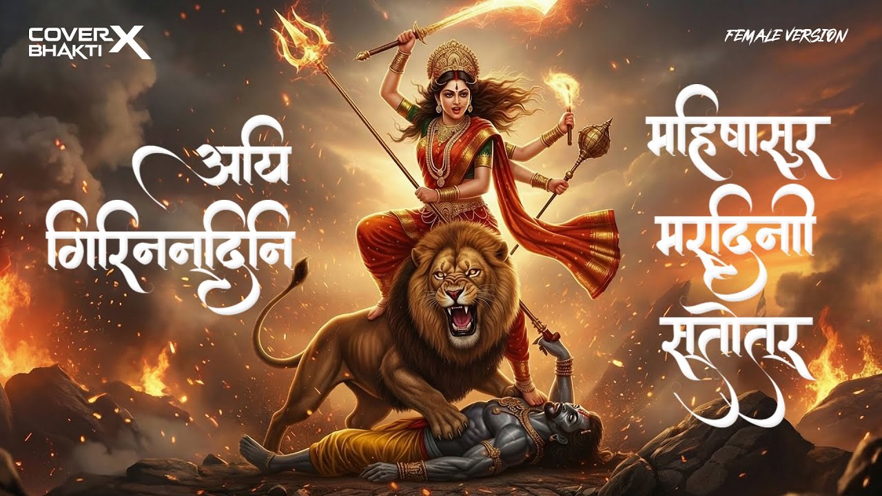 Aigiri Nandini - महिषासुर मर्दिनी स्तोत्र | दुर्गा माँ स्तुति | Devi Durga Powerful Chant