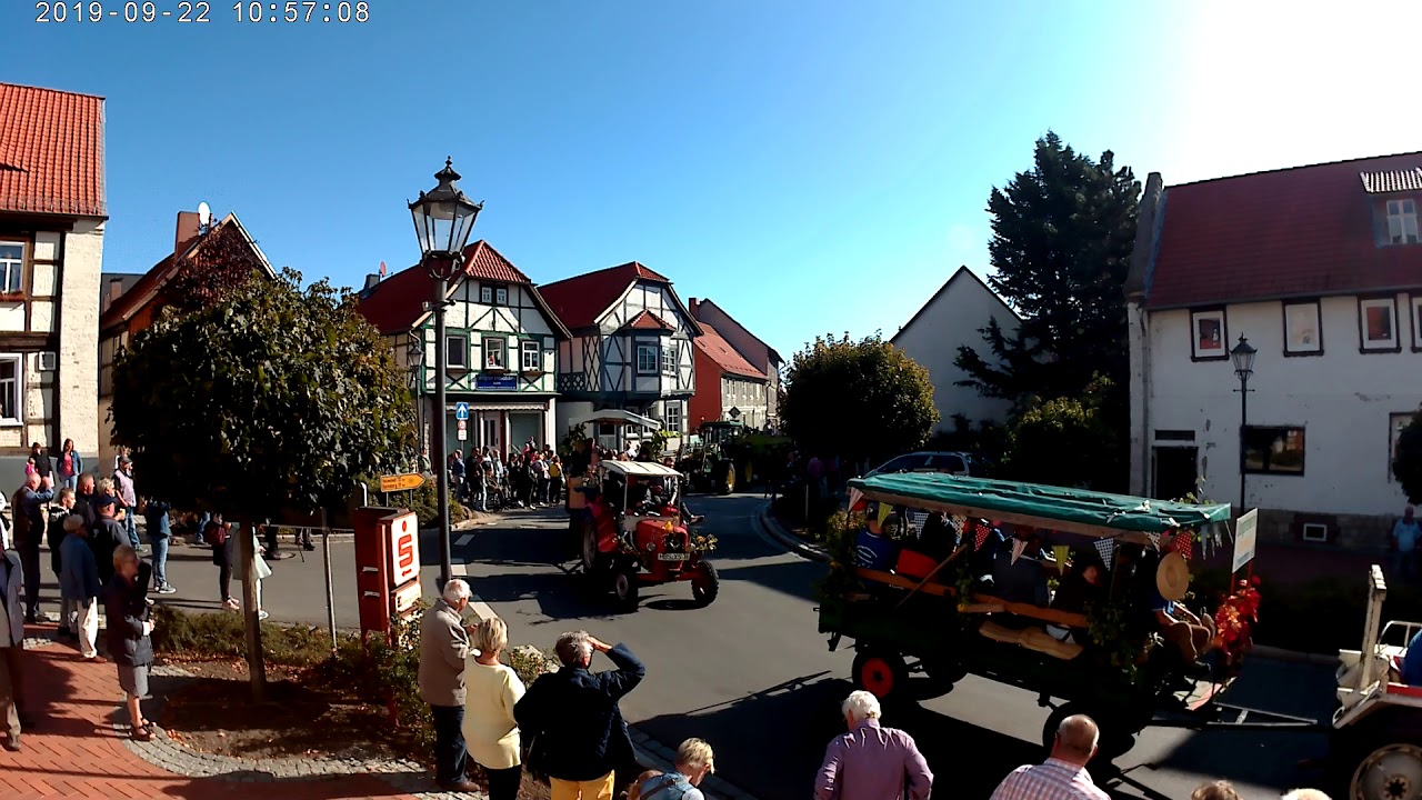 Erntedankfest  Schwanebeck (Harz)   2019 kompletter  Umzug