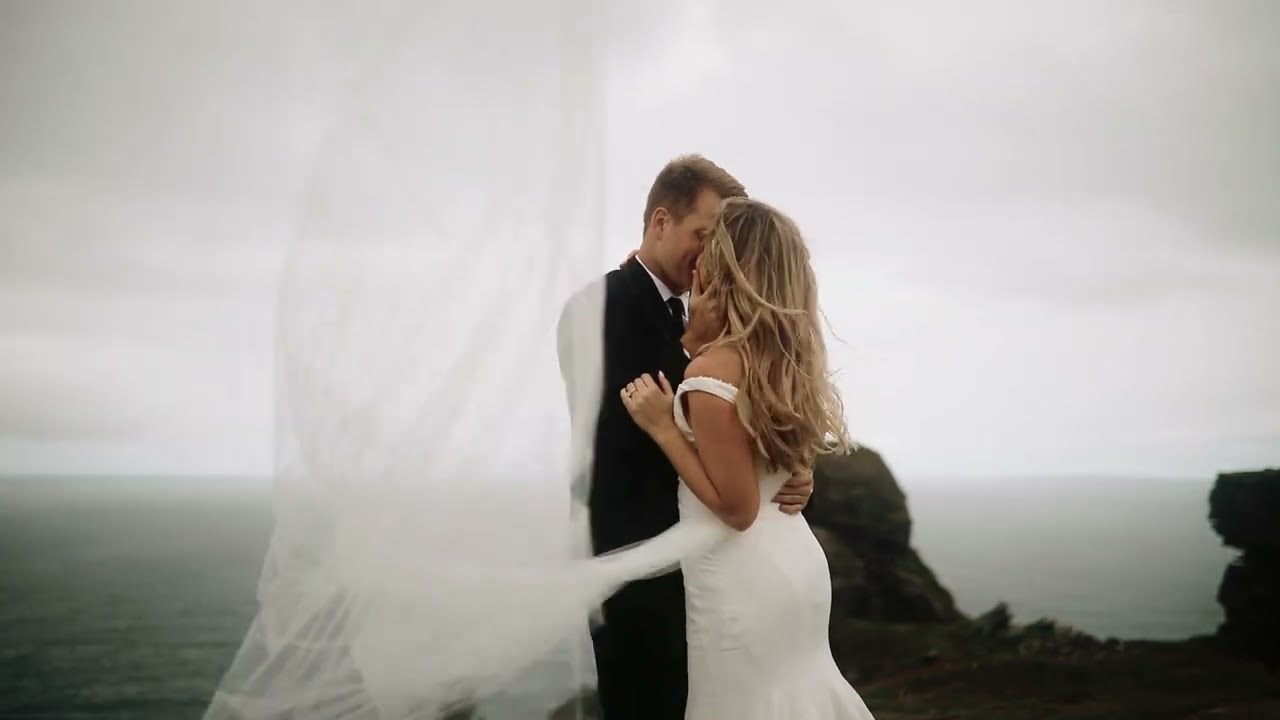 Intimate Cliffs of Moher Wedding | Ireland Elopement | ING Studios